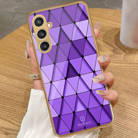 Samsung Galaxy A15 5G - Onation Pyramid Series - HQ Premium Shine Durable Golden Electroplate Case