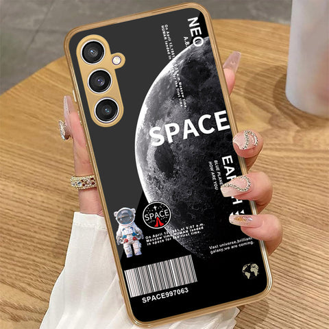 Samsung Galaxy A35 - Limitless Series - HQ Premium Shine Durable Golden Electroplate Case