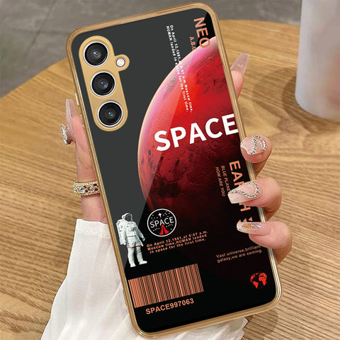 Samsung Galaxy A35 - Limitless Series - HQ Premium Shine Durable Golden Electroplate Case