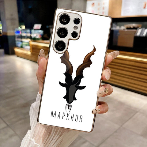 Samsung Galaxy S25 Ultra - Markhor Series - HQ Premium Shine Durable Silver Electroplate Case