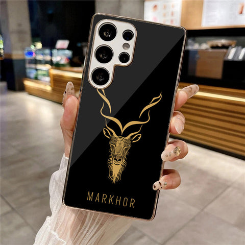Samsung Galaxy S25 Ultra - Markhor Series - HQ Premium Shine Durable Silver Electroplate Case