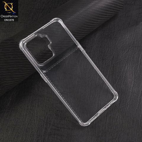 Oppo F19 Pro Soft 4D Design Shockproof Silicone Transparent Clear Case