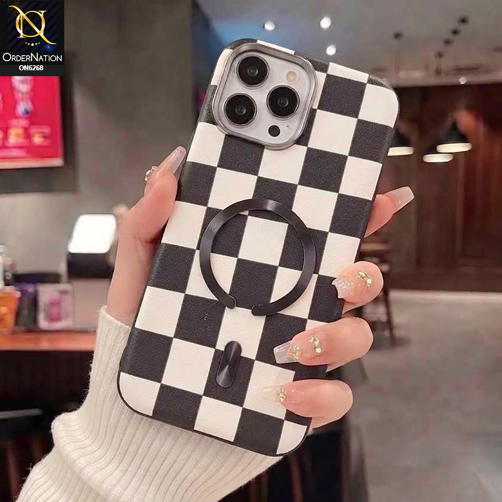 iPhone 14 Pro Max Cover - Black - Luxury Magnetic Compatible Phone Case with Magnetic Ring Holder & Camera Protection