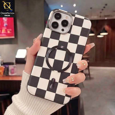 iPhone 14 Pro Max Cover - Black - Luxury Magnetic Compatible Phone Case with Magnetic Ring Holder & Camera Protection