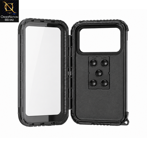 Waterproof Phone Holder for Motorcycle Bike ATV Scooter Universal Handlebar Mount Case