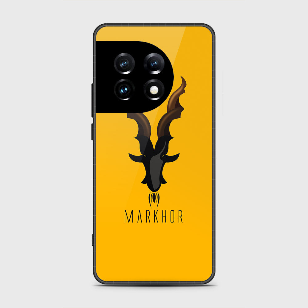 OnePlus Ace 2 Pro Cover- Markhor Series - HQ Ultra Shine Premium Infinity Glass Soft Silicon Borders Case