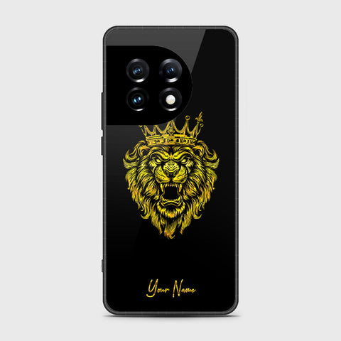 OnePlus Ace 2 Pro Cover- Gold Series - HQ Ultra Shine Premium Infinity Glass Soft Silicon Borders Case