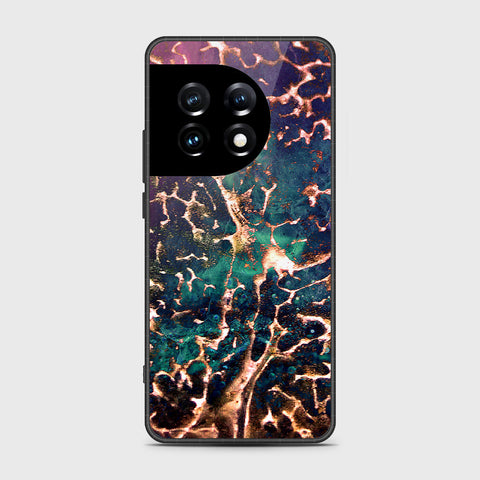 OnePlus Ace 2 Pro Cover- Colorful Marble Series - HQ Ultra Shine Premium Infinity Glass Soft Silicon Borders Case