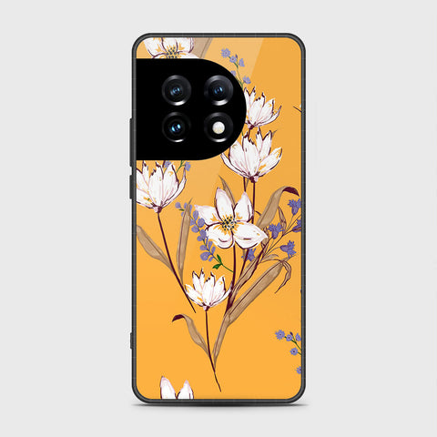 OnePlus Ace 2 Pro Cover- Floral Series - HQ Ultra Shine Premium Infinity Glass Soft Silicon Borders Case