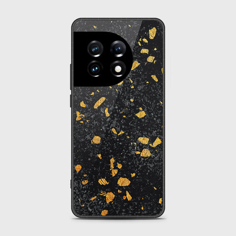 OnePlus Ace 2 Pro Cover- Black Marble Series - HQ Ultra Shine Premium Infinity Glass Soft Silicon Borders Case