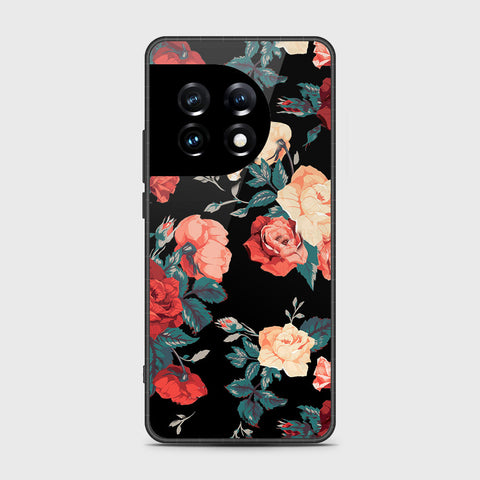 OnePlus Ace 2 Pro Cover- Floral Series 2 - HQ Ultra Shine Premium Infinity Glass Soft Silicon Borders Case