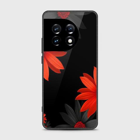 OnePlus Ace 2 Pro Cover- Floral Series 2 - HQ Ultra Shine Premium Infinity Glass Soft Silicon Borders Case