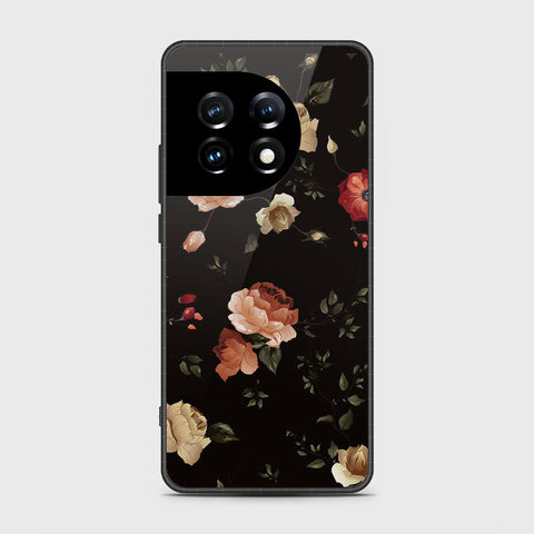 OnePlus Ace 2 Pro Cover- Floral Series 2 - HQ Ultra Shine Premium Infinity Glass Soft Silicon Borders Case
