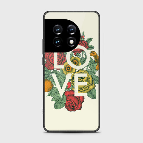 OnePlus Ace 2 Pro Cover- Floral Series 2 - HQ Ultra Shine Premium Infinity Glass Soft Silicon Borders Case