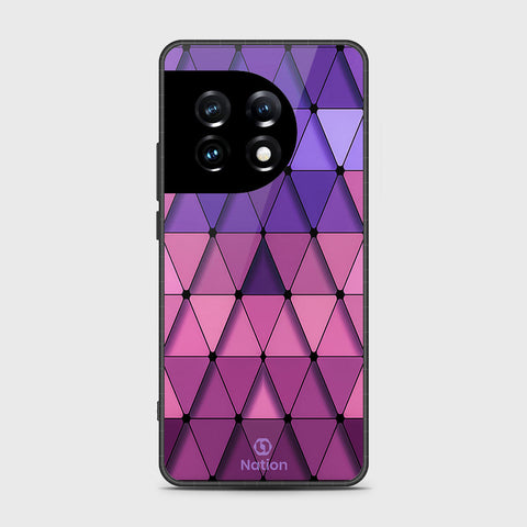 OnePlus Ace 2 Pro Cover- Onation Pyramid Series - HQ Ultra Shine Premium Infinity Glass Soft Silicon Borders Case