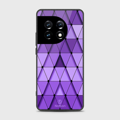 OnePlus Ace 2 Pro Cover- Onation Pyramid Series - HQ Ultra Shine Premium Infinity Glass Soft Silicon Borders Case