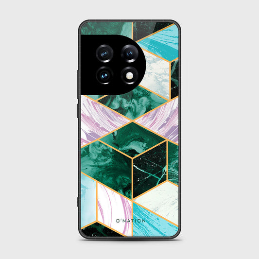 OnePlus Ace 2 Pro Cover- O'Nation Shades of Marble Series - HQ Ultra Shine Premium Infinity Glass Soft Silicon Borders Case