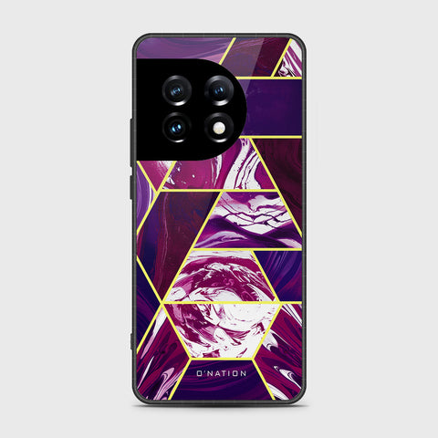 OnePlus Ace 2 Pro Cover- O'Nation Shades of Marble Series - HQ Ultra Shine Premium Infinity Glass Soft Silicon Borders Case
