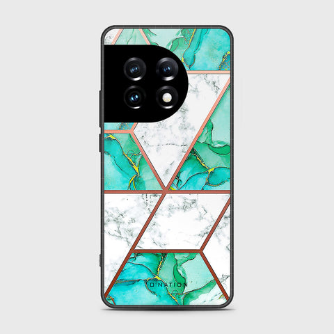 OnePlus Ace 2 Pro Cover- O'Nation Shades of Marble Series - HQ Ultra Shine Premium Infinity Glass Soft Silicon Borders Case