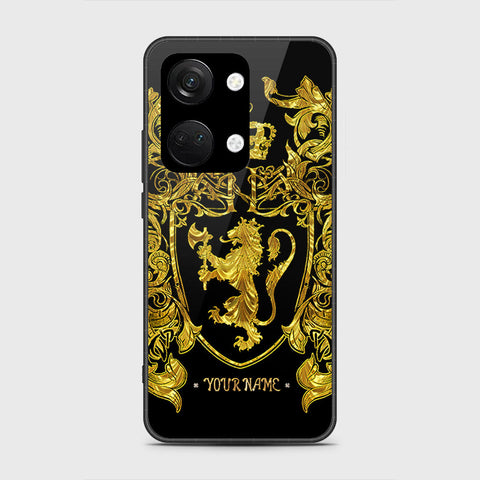 OnePlus Nord 3 Cover- Gold Series - HQ Ultra Shine Premium Infinity Glass Soft Silicon Borders Case