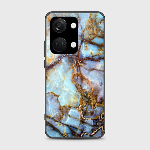 OnePlus Nord 3 Cover- Colorful Marble Series - HQ Ultra Shine Premium Infinity Glass Soft Silicon Borders Case