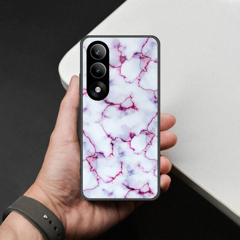 OnePlus Ace 5 Ultra Cover - White Marble Series - HQ Ultra Shine Premium Infinity Glass Soft Silicon Borders Case