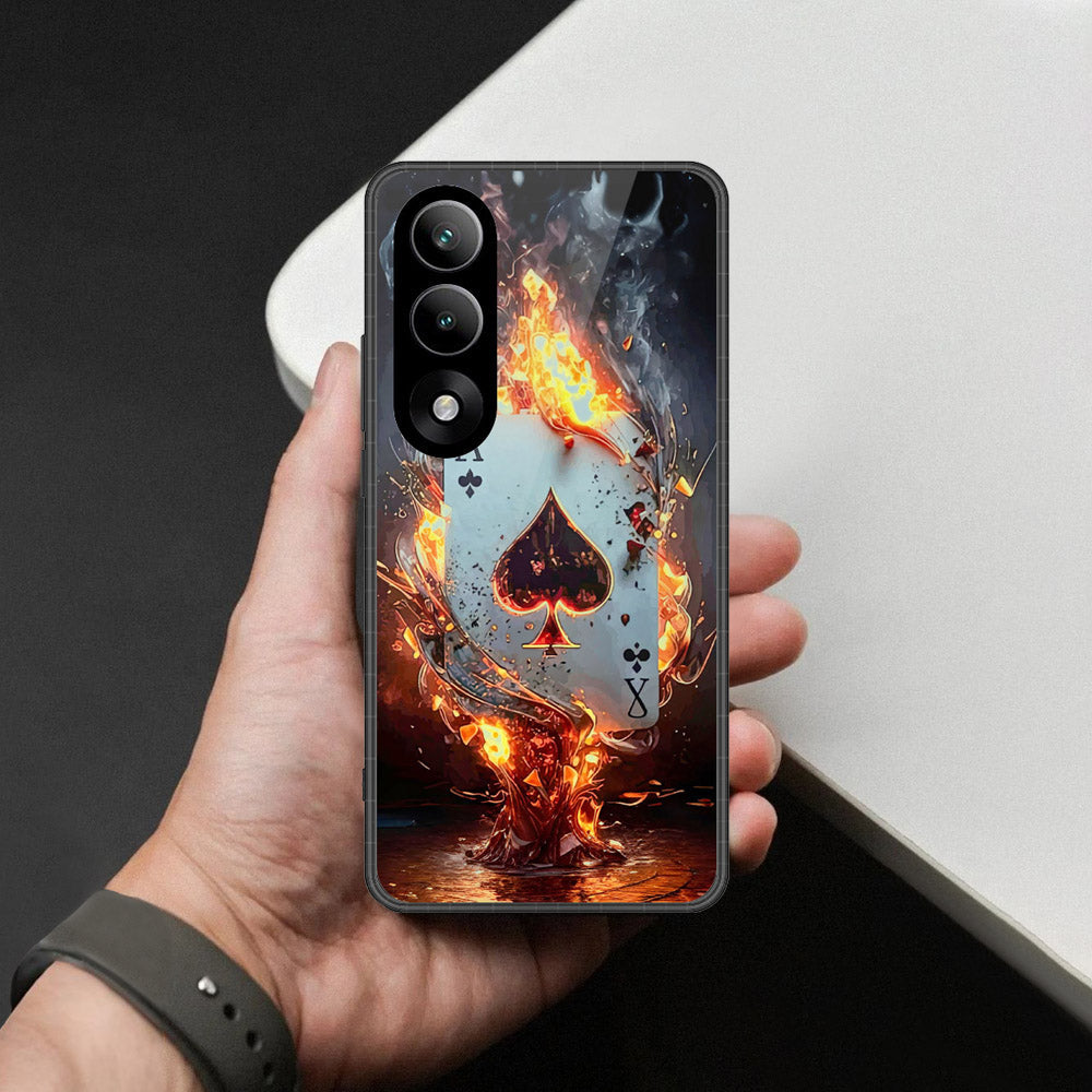 OnePlus Nord 5 Cover - Ace of Fire Rising Star Design - HQ Ultra Shine Premium Infinity Glass Soft Silicon Borders Case