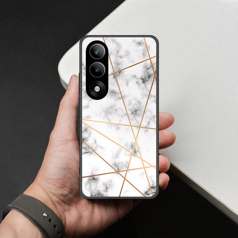 OnePlus Nord 5 Cover - White Marble Series 2 - HQ Ultra Shine Premium Infinity Glass Soft Silicon Borders Case