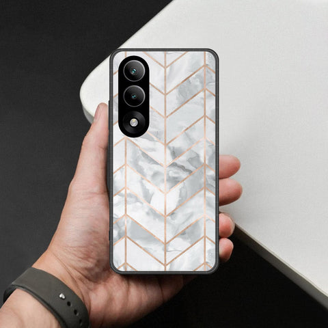 OnePlus Ace 5 Ultra Cover - White Marble Series 2 - HQ Ultra Shine Premium Infinity Glass Soft Silicon Borders Case