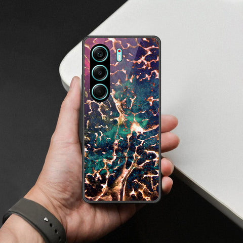 Tecno Camon 40 Cover - Colorful Marble Series - HQ Premium Shine Durable Shatterproof Case