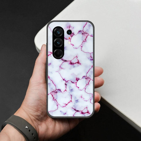 Tecno Camon 50 Pro 4G Cover - White Marble Series - HQ Ultra Shine Premium Infinity Glass Soft Silicon Borders Case