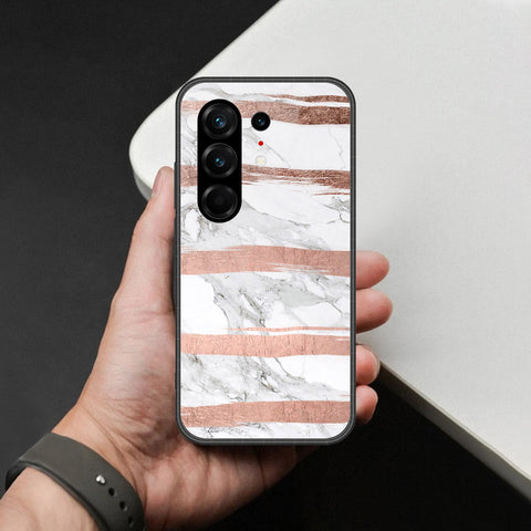 Tecno Camon 50 Pro 4G Cover - White Marble Series - HQ Ultra Shine Premium Infinity Glass Soft Silicon Borders Case