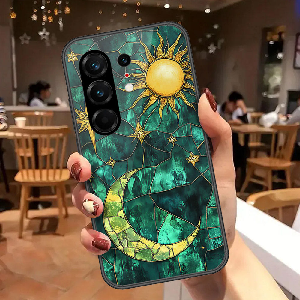Tecno Camon 50 Pro 4G Cover - Celestial Starry Universe Series - HQ Ultra Shine Premium Infinity Glass Soft Silicon Borders Case