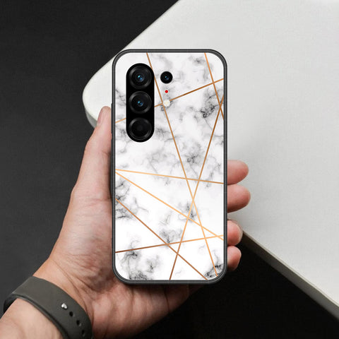 Tecno Camon 50 Ultra Cover - White Marble Series 2 - HQ Ultra Shine Premium Infinity Glass Soft Silicon Borders Case