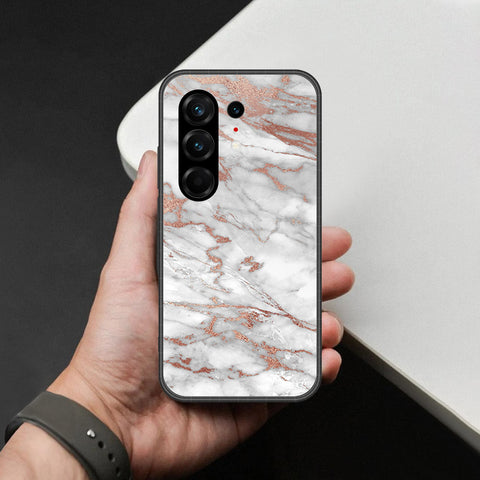 Tecno Camon 50 Ultra Cover - White Marble Series 2 - HQ Ultra Shine Premium Infinity Glass Soft Silicon Borders Case