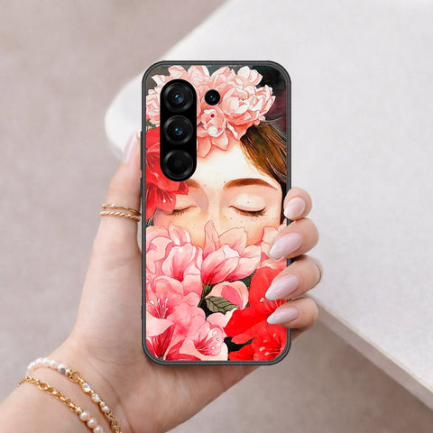 Tecno Camon 50 Pro 4G Cover - Floral Series - HQ Ultra Shine Premium Infinity Glass Soft Silicon Borders Case