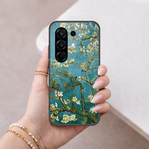 Tecno Camon 50 Ultra Cover - Floral Series 2 - HQ Ultra Shine Premium Infinity Glass Soft Silicon Borders Case