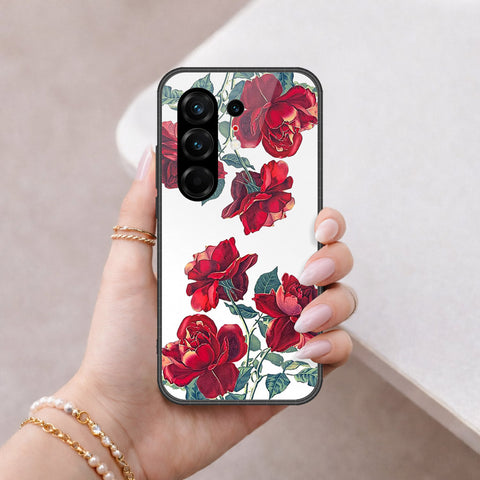 Tecno Camon 50 Ultra Cover - Floral Series 2 - HQ Ultra Shine Premium Infinity Glass Soft Silicon Borders Case