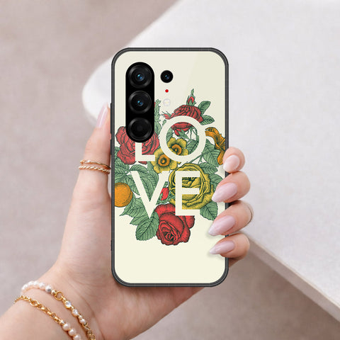 Tecno Camon 50 Ultra Cover - Floral Series 2 - HQ Ultra Shine Premium Infinity Glass Soft Silicon Borders Case