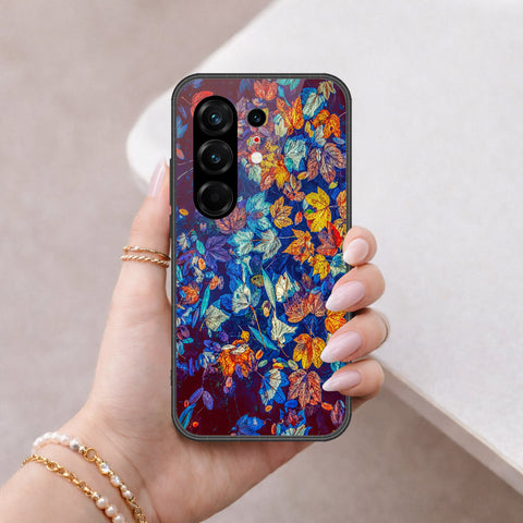 Tecno Camon 50 Ultra Cover - Floral Series 2 - HQ Ultra Shine Premium Infinity Glass Soft Silicon Borders Case