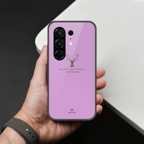 Tecno Camon 50 Ultra Cover - Nice Series - HQ Ultra Shine Premium Infinity Glass Soft Silicon Borders Case