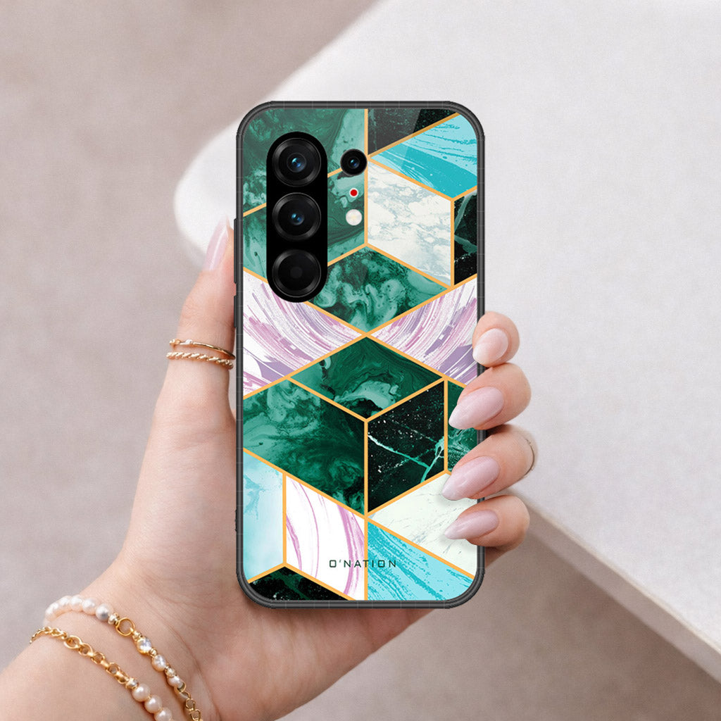 Tecno Camon 50 Pro 5G Cover - O'Nation Shades of Marble Series - HQ Ultra Shine Premium Infinity Glass Soft Silicon Borders Case