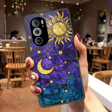 Motorola Edge 30 Pro Cover - Celestial Starry Universe Series - HQ Premium Shine Durable Shatterproof Case