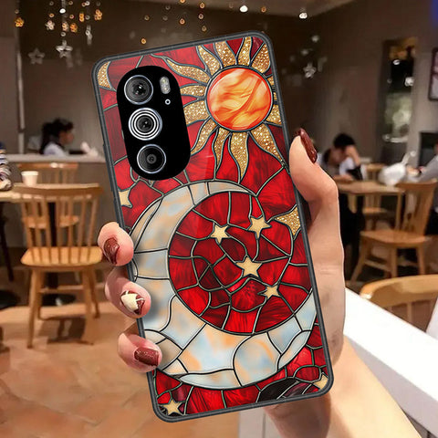 Motorola Edge 30 Pro Cover - Celestial Starry Universe Series - HQ Premium Shine Durable Shatterproof Case