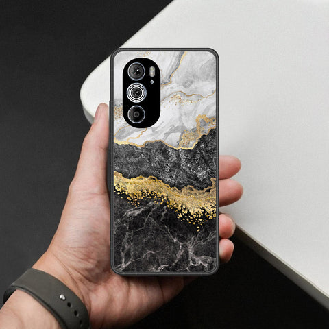 Motorola Edge 30 Pro - Colorful Marble Series - HQ Premium Shine Durable Shatterproof Case
