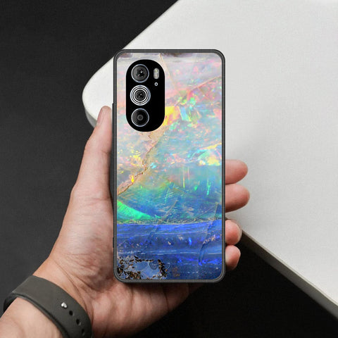 Motorola Edge x30 Cover - Colorful Marble Series - HQ Premium Shine Durable Shatterproof Case