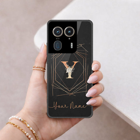 Motorola Edge 50 Ultra Cover - Personalized Alphabet Series - HQ Premium Shine Durable Shatterproof Case