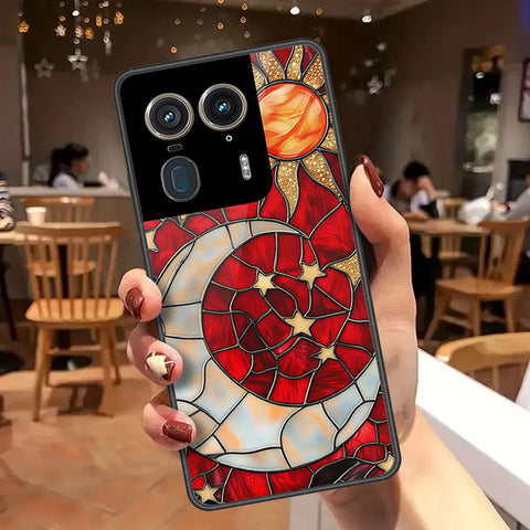 Motorola Edge 50 Ultra Cover - Celestial Starry Universe Series - HQ Premium Shine Durable Shatterproof Case