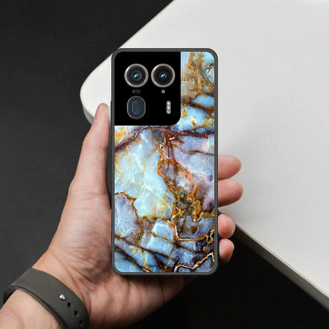 Motorola Edge 50 Ultra Cover - Colorful Marble Series - HQ Premium Shine Durable Shatterproof Case