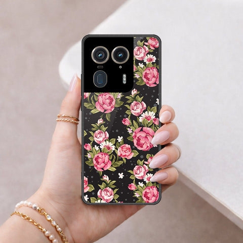 Motorola Edge 50 Ultra Cover - Floral Series - HQ Premium Shine Durable Shatterproof Case